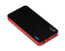 Genius 3000mAh Eco-U306 Powerbank with Built In Micro USB Cable and 4 Led Indicator, Black